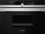 Siemens stoomoven inbouw zo goed als nieuw, Four, Comme neuf, 45 à 60 cm, Enlèvement