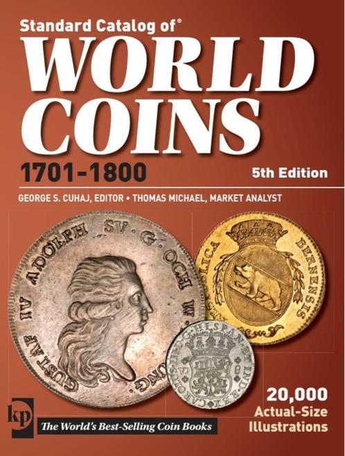 Wereldcatalogus munten 1701-1800 Versie 5e editie, Postzegels en Munten, Munten en Bankbiljetten | Toebehoren, Ophalen of Verzenden