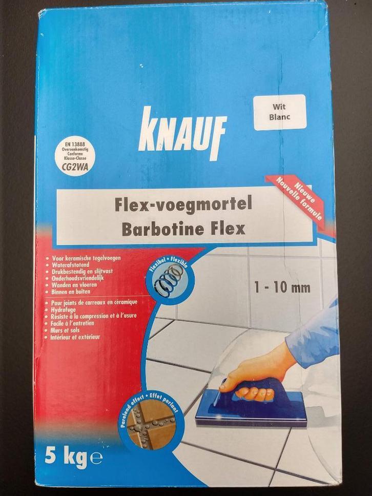 Flex-voegmortel KNAUF, Doe-het-zelf en Bouw, Isolatie en Afdichting, Gebruikt, Overige materialen, Ophalen of Verzenden