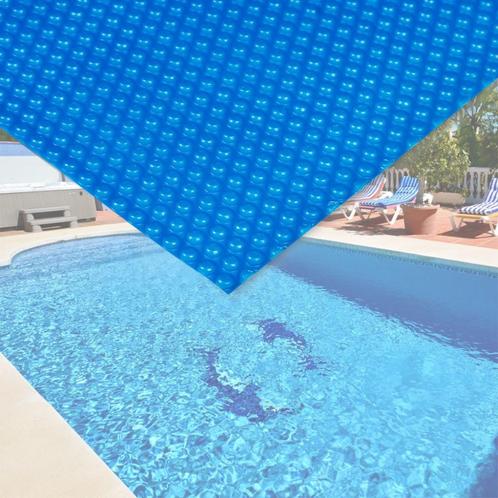 Zwembad afdekzeil "Solar" | 4 x 6 meter | Blauw, Tuin en Terras, Zwembad-toebehoren, Nieuw, Afdekzeil, Verzenden