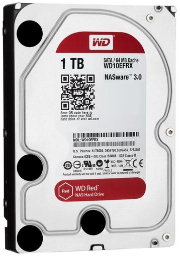 Disque dur NAS WD Red de 1 To *WD10EFRX* en plusieurs pièces, Enlèvement ou Envoi, SATA, 1tb, HDD