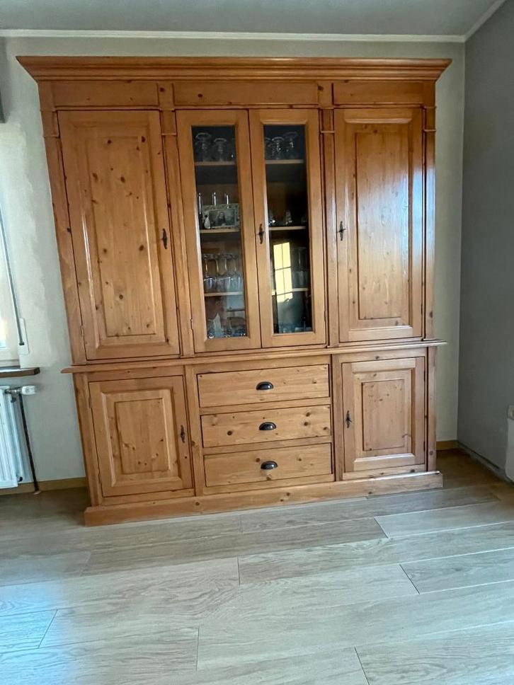 oldpine viterinekast, Huis en Inrichting, Kasten | Buffetkasten, Gebruikt, 200 cm of meer, 150 tot 200 cm, 25 tot 50 cm, Met lade(s)