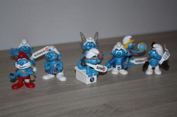 8x Smurfen figuren met label, schleich , Peyo , 2009 - 2016 beschikbaar voor biedingen