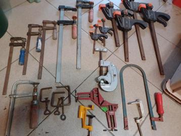 Klemmen, lijmtangen, hoekklem, sergeanten, Enlèvement, Utilisé