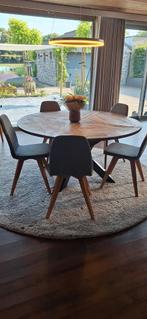 6 eiken stoelen, Huis en Inrichting, Stoelen, Ophalen