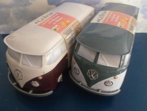 LOT 2x VOLKSWAGEN T1 Minibus BOITE BISCUITS VW NEUF Scellé, Hobby & Loisirs créatifs, Voitures miniatures | Échelles Autre, Neuf