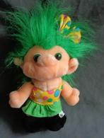 1992 vintage Chosun TROLIO TROLLS troll peluche peluche 25cm, Enfants & Bébés, Utilisé, Enlèvement ou Envoi