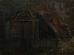 A. Aubry: Oude Poort 1874 of 1879 (O/D, 53 x 45 cm), Antiek en Kunst, Kunst | Schilderijen | Klassiek, Ophalen of Verzenden