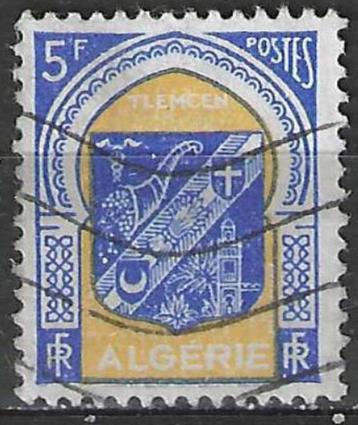 Algerije 1956/1958 - Yvert 337C - Wapenschild Tlemcen (ST) beschikbaar voor biedingen