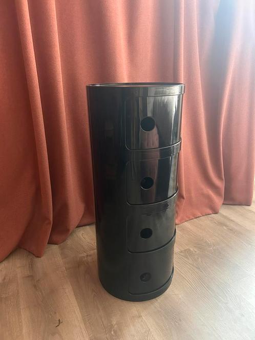 Kartell Componibili | 4 comp | zwart, Huis en Inrichting, Kasten | Overige, Zo goed als nieuw, Ophalen