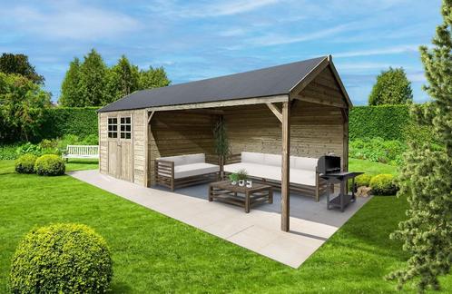 abri de jardin, Tuin en Terras, Tuinhuizen, Nieuw, Tuinhuis, Hout, 250 tot 300 cm, 200 tot 400 cm, 1 raam, Ophalen of Verzenden