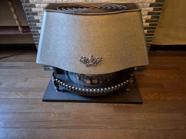 Dru Loevenstein grijs en brons, Huis en Inrichting, Haarden, Zo goed als nieuw, Gashaard, Ophalen