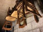 Stoelen hoevestijl, Huis en Inrichting, Stoelen, Ophalen, Gebruikt, Bruin, Vier