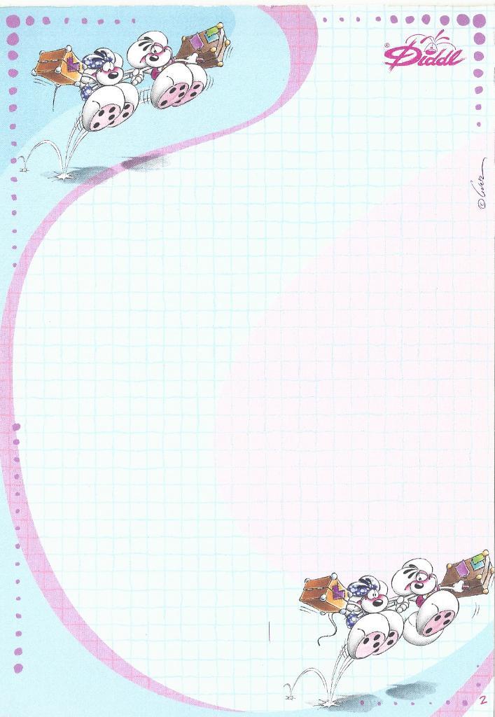 Diddl A5 nr 421 t.e.m. 432 - Zoekblokblaadje., Verzamelen, Diddl, Nieuw, Papier, Kaart of Schrift, Diddl, Ophalen of Verzenden