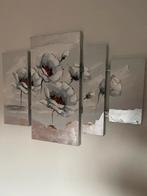 Modern schilderij 4 luik bloemen, Antiek en Kunst, Kunst | Schilderijen | Modern, Ophalen