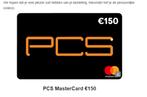 PCS mastercard ter waarde van 150 euro, Tickets en Kaartjes, Kortingen en Cadeaubonnen