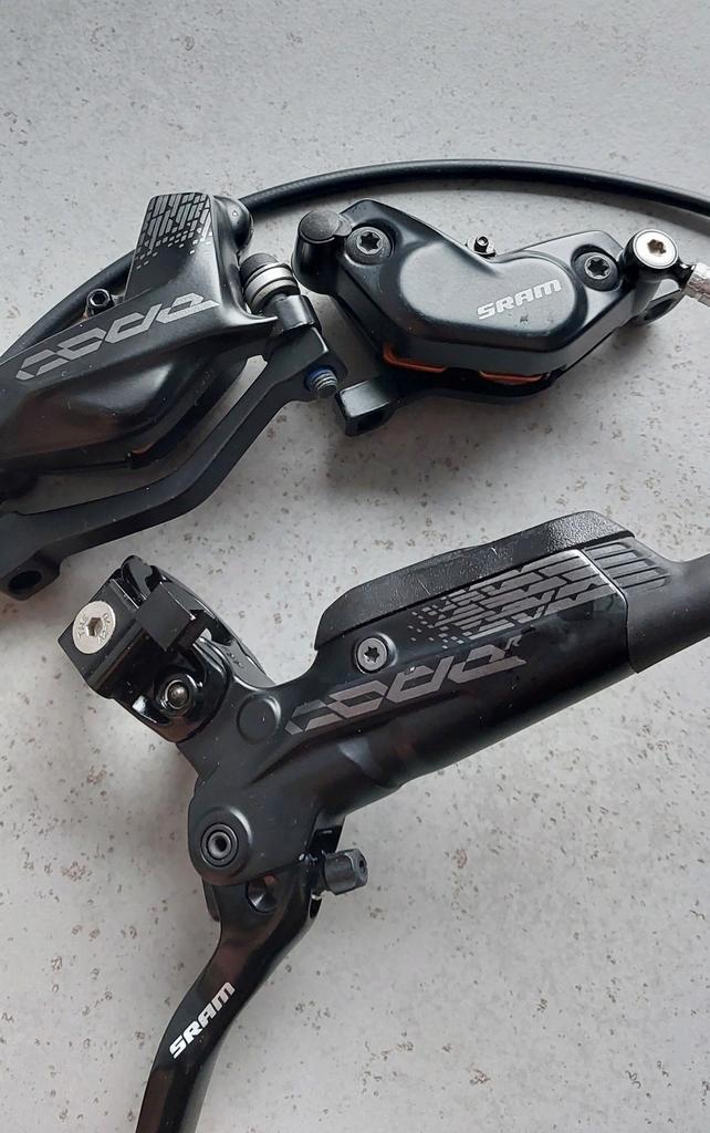 SRAM Code R 4-zuiger hydraulische schijfremmen – zeer goede, Fietsen en Brommers, Fietsonderdelen, Ophalen of Verzenden