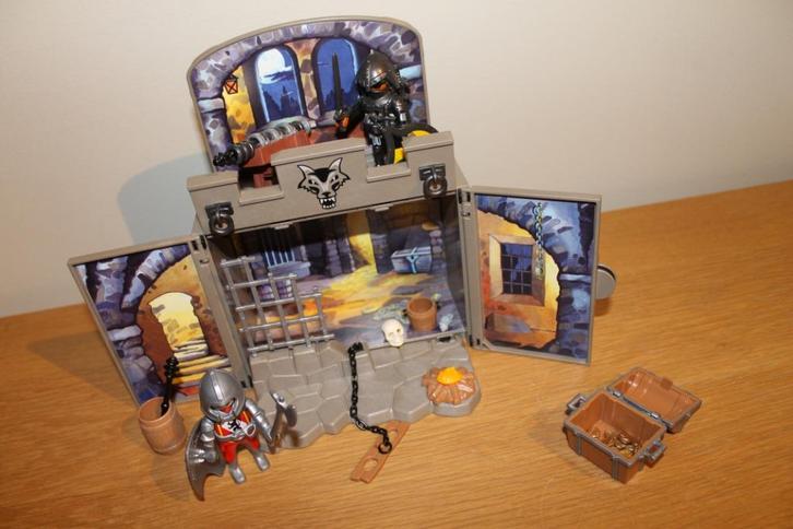 Knights Playmobil 6156 Coffret Chevaliers du Loup, Kinderen en Baby's, Speelgoed | Playmobil, Zo goed als nieuw, Complete set