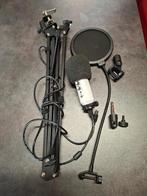 Studio microfoon met standaard - Vonyx CMS320, Muziek en Instrumenten, Microfoons, Ophalen of Verzenden, Gebruikt, Studiomicrofoon