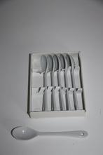 Porseleinen witte lepeltjes * 6 stuks, Ophalen of Verzenden