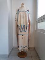 Véritable robe traditionnelle amérindienne en cuir buckskin, Enlèvement