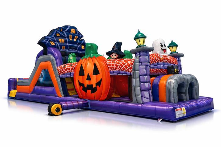 Nieuw springkasteel Halloween run, Hobby & Loisirs créatifs, Articles de fête | Location, Enlèvement