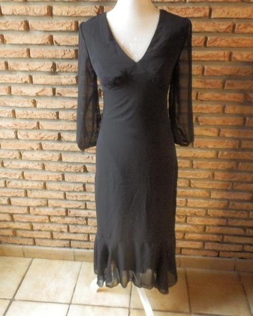 (76) -robe femme t.34 noire - trendyiol - neuve -, Vêtements | Femmes, Robes, Neuf, Taille 34 (XS) ou plus petite, Noir, Sous le genou