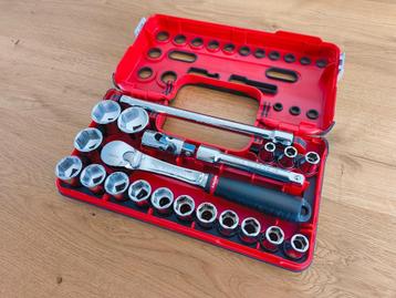 Ongebruikt! Facom doppenset ½” van 8 tot 32mm SL.DBOX1PB beschikbaar voor biedingen