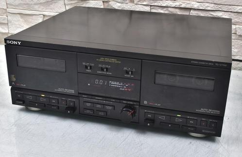 Sony TC-V7700 (nouvelles cordes), TV, Hi-fi & Vidéo, Decks cassettes, Double, Sony, Auto-reverse, Commandes tactiles, High speed dubbing