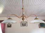 Luster, hanglamp met 2 lampen, stijl Delft., Ophalen, Zo goed als nieuw