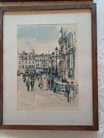 Jan Korthals - Parijs - art print beschikbaar voor biedingen