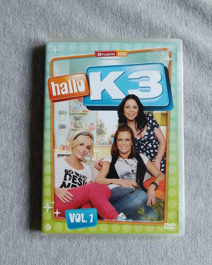 DVD - K3 - Hallo K3 - Vol. 1 - Karen - Kristel - Josje - €4, Cd's en Dvd's, Dvd's | Kinderen en Jeugd, Gebruikt, Tv fictie, Komedie