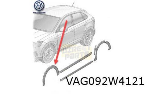 Volkswagen Taigo (2/22-) Wielkuiplijst Voorscherm Links (9B9, Auto-onderdelen, Carrosserie, Spatbord, Volkswagen, Nieuw, Verzenden