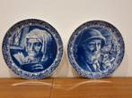 2 borden Boch frères La Louvière - 30 cm. €10 voor de 2., Antiek en Kunst, Antiek | Wandborden en Tegels, Ophalen of Verzenden