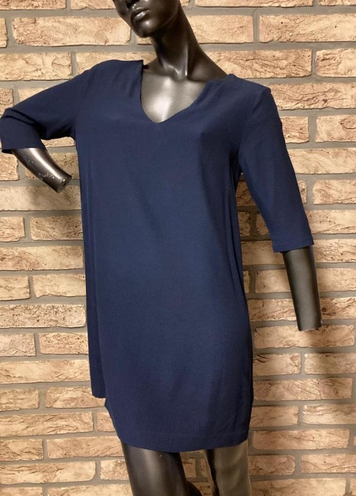 Hilfiger Denim - V-Hals Jurk, Vêtements | Femmes, Robes, Comme neuf, Taille 36 (S), Bleu, Au-dessus du genou, Enlèvement ou Envoi