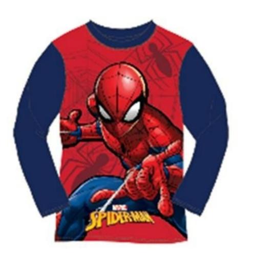 Spiderman Longsleeve Shirt Navy - Maat 122, Kinderen en Baby's, Kinderkleding | Maat 122, Nieuw, Jongen, Shirt of Longsleeve, Ophalen of Verzenden