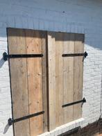 Steigerhouten luiken OP MAAT (ramen ,deuren), Doe-het-zelf en Bouw, Deuren en Vliegenramen, Ophalen, Zo goed als nieuw