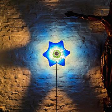 Vintage Murano glazen wandlamp. beschikbaar voor biedingen