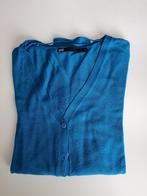 Cardigan - vest maat L - blauw, Bleu, Taille 42/44 (L), Enlèvement ou Envoi