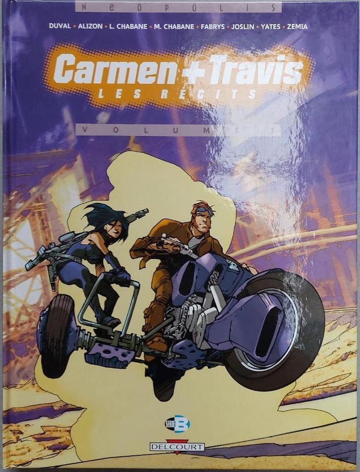 Carmen + Travis - Les récits, Boeken, Stripverhalen, Gelezen, Eén stripboek, Ophalen of Verzenden