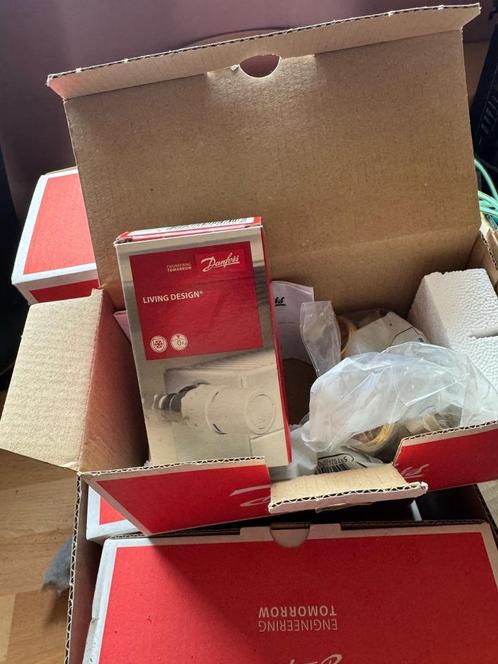 danfoss RAX-k onderblok set compleet recht, Doe-het-zelf en Bouw, Thermostaten, Nieuw, Ophalen of Verzenden