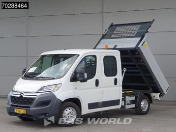 Citroën Jumper 130PK Kipper Dubbel Cabine Trekhaak Euro6 Ti beschikbaar voor biedingen