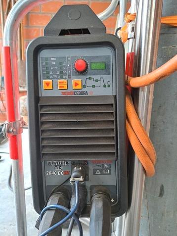 CEBORA TIG INVERTER 2040 DC-HF, Doe-het-zelf en Bouw, Gereedschap | Lasapparaten, Ophalen, Zo goed als nieuw, 150 tot 250 ampère