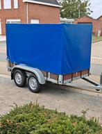 GESLOTEN  AANHANGWAGEN REMORQUE MTM 750KGBIJNA NIEUW, Auto diversen, Aanhangers en Bagagewagens, Ophalen of Verzenden, Zo goed als nieuw