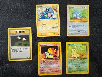 Pokemon cards neo genesis, team rocket, crystal guardians beschikbaar voor biedingen