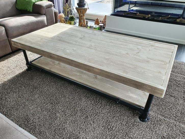Unieke kwaliteit salontafel van steigerhout elke maat/vorm, Huis en Inrichting, Tafels | Salontafels, Nieuw, Ophalen