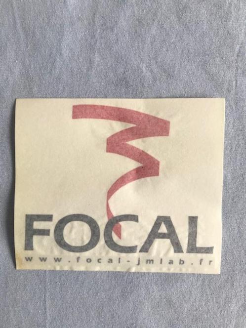 Focal sticker small, Autos : Divers, Haut-parleurs voiture, Neuf, Enlèvement ou Envoi