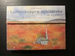 Landschappen schilderen in aquarel  -David Hollis-, Ophalen of Verzenden