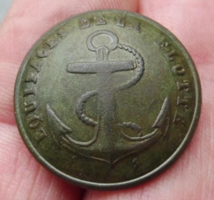 knoop Franse marine – Equipages de la flotte (1856-1914), Verzamelen, Militaria | Algemeen, Marine, Hulzen of Bodemvondsten, Verzenden