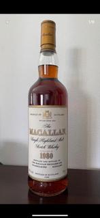 Macallan 18 years 1980, Comme neuf, Enlèvement ou Envoi